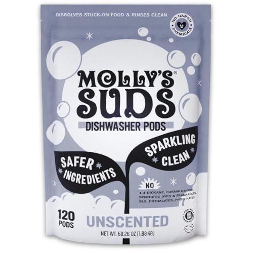 Molly's Suds Dishwasher Pods 120 count bag