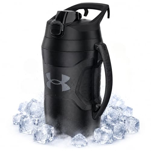 Under Armour 64oz water jug side view