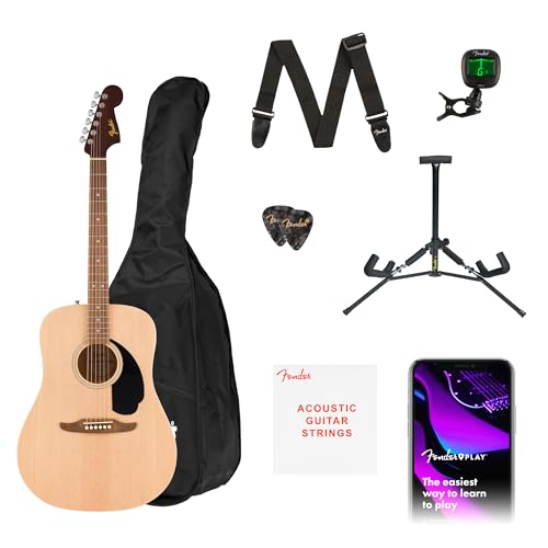 Fender California Debut Redondo Natural front view
