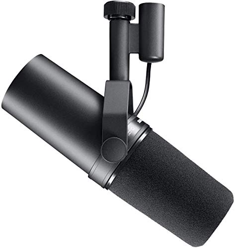 Shure SM7B side profile view