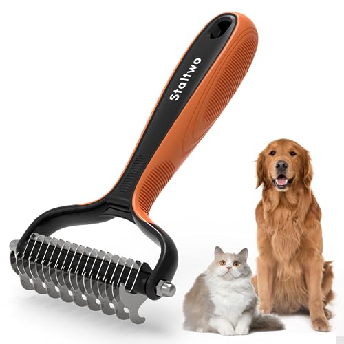 STALTWO Deshedding Dog Brush side view
