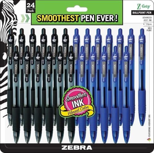 Zebra Pen Z-Grip 24-pack packaging