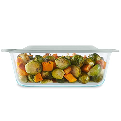 Pyrex 8x8 deep baking dish with lid