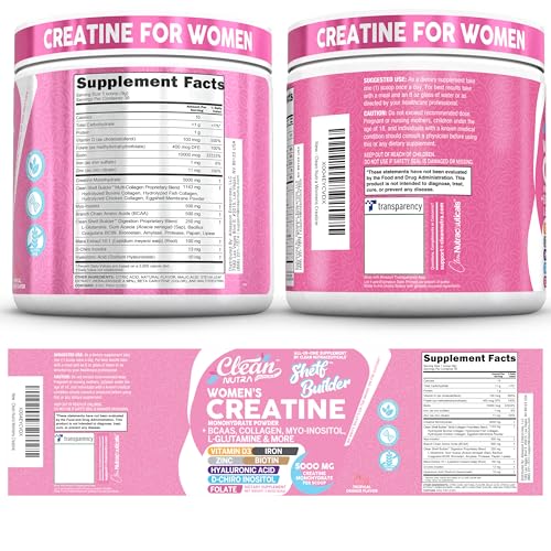 9.48 oz supplement container for women