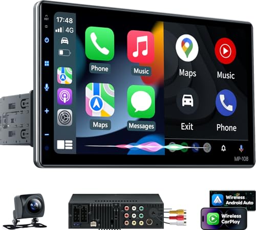PLZ 10.1-inch car stereo front view