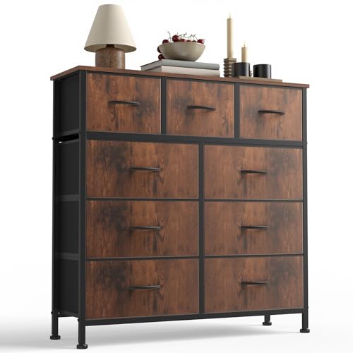 Sweetcrispy 9 drawer dresser front view
