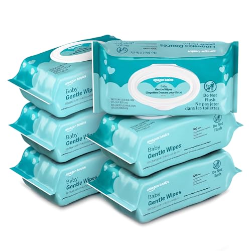 Basics Gentle Baby Wipes 600 Count front view