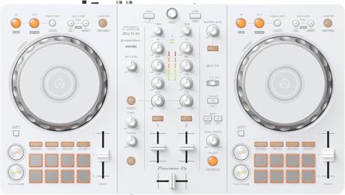 Pioneer DJ DDJ-FLX4 white top view