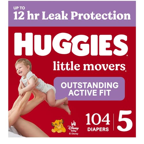 Huggies Little Movers Size 5 front packaging