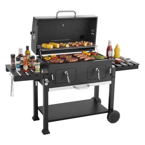 VEVOR 780 sq.in. charcoal grill front view