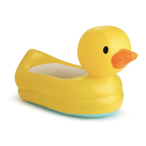 Munchkin Duck Inflatable Baby Bathtub side view