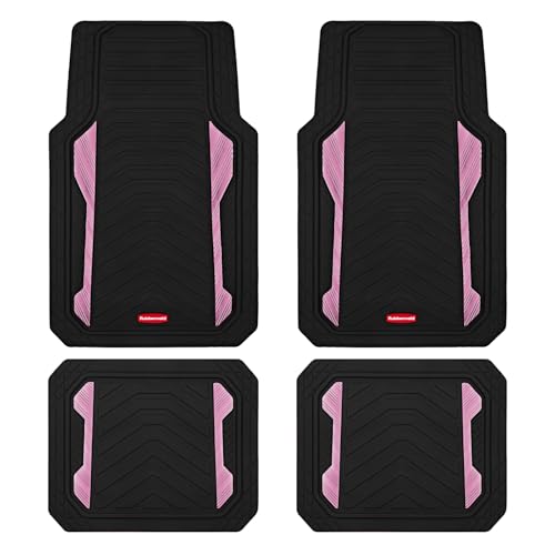 Rubbermaid pink aluminum floor mat set