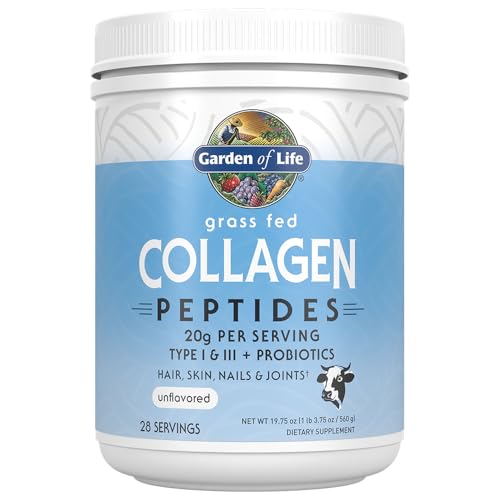 Garden of Life Grass Fed Collagen Powder tub