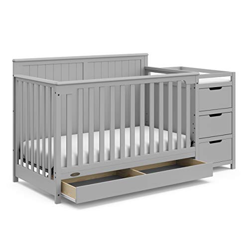 Graco Hadley 5-in-1 Crib and Changer front view