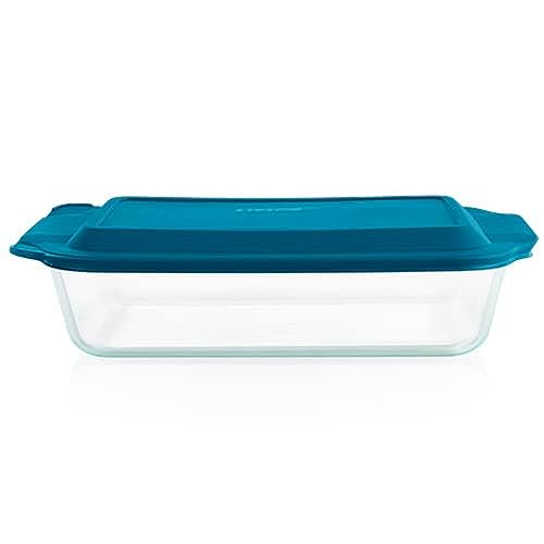 Pyrex Deep 9x13 glass baking dish with lid