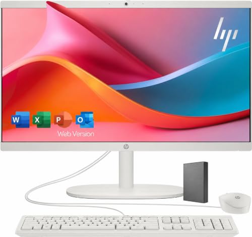 Front view of HP 22-inch All-in-One Desktop