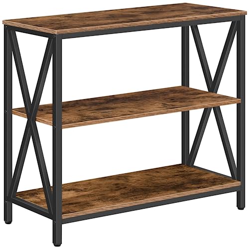 MAHANCRIS 31.5 inch rustic brown console table