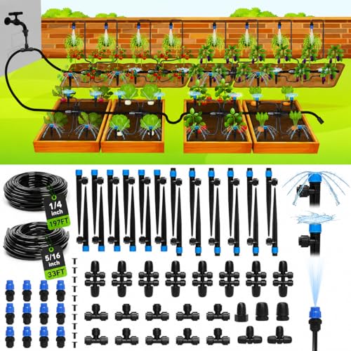 Bonviee 230FT Drip Irrigation System Kit box