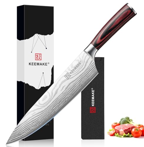 KEEMAKE 8-inch Chef Knife blade view