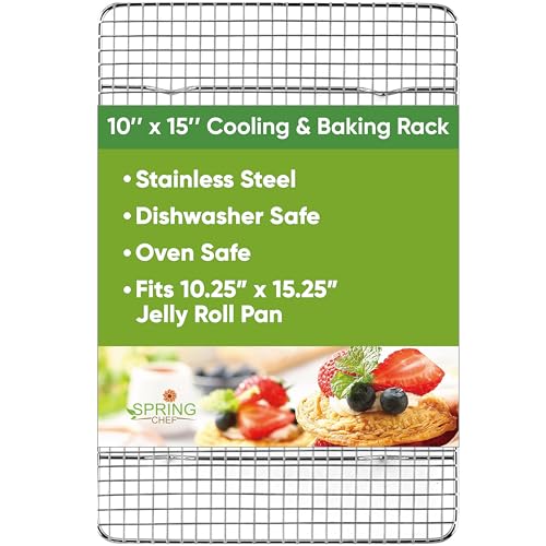 Spring Chef 10x15 stainless steel cooling rack