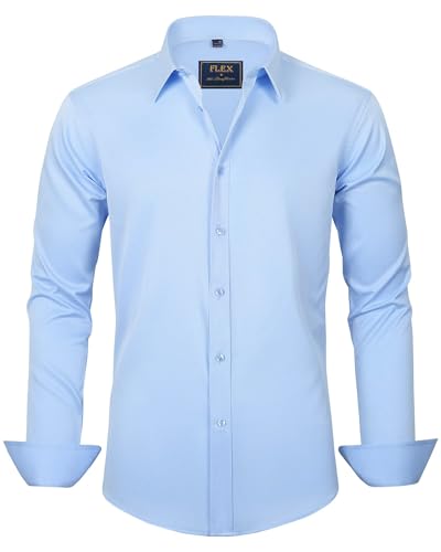 J.VER Blue Dress Shirt front view