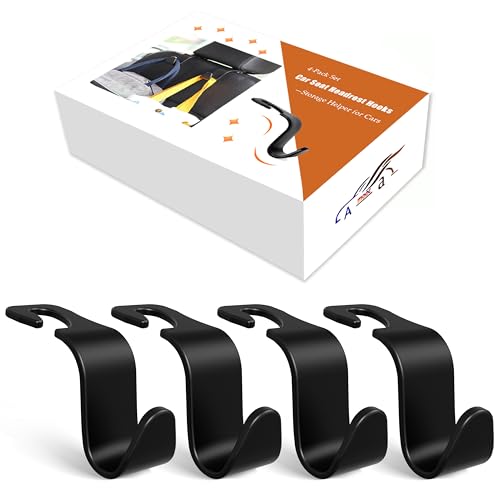 Amooca 4-Pack Car Headrest Hooks QF281 set