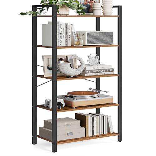VASAGLE 5-Tier Bookshelf ULLS061B01 full view