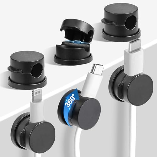 Keuaaao 6PC Cord Organizer Holder set