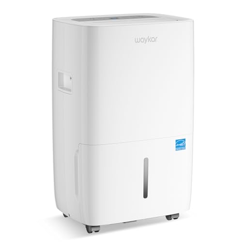 Waykar 80 Pints Energy Star Dehumidifier white exterior