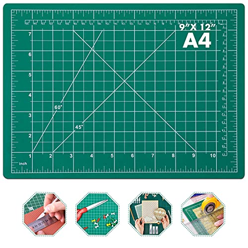 Anezus 12 x 9 inch green sewing mat