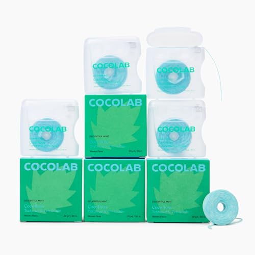 Cocolab Cocofloss 4-pack mint blue floss