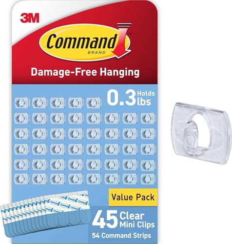 Command Clear Mini Light Clips packaging