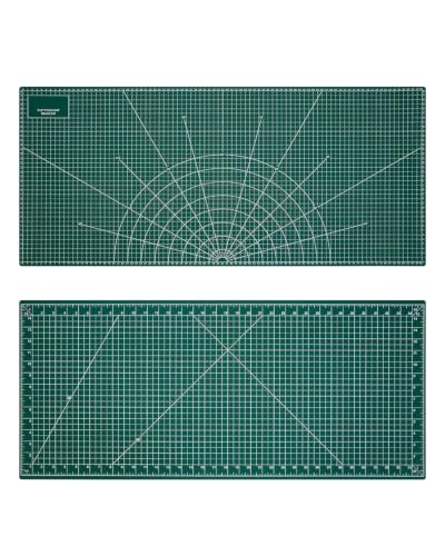 Tujurich 35 x 15 green cutting mat top view