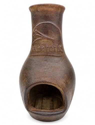 RediFlame Skeeterlog Chiminea Kit in American Chestnut