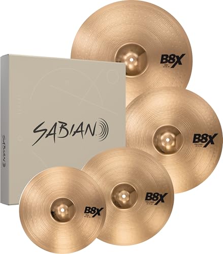 Sabian B8X Performance Set Plus bronze cymbals