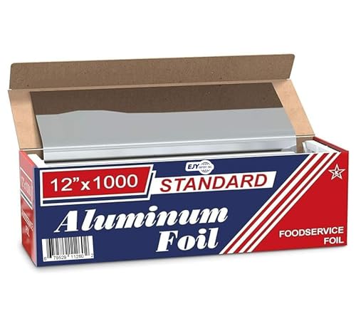 EJY IMPORT Standard Premium Aluminum Foil 12-inch roll