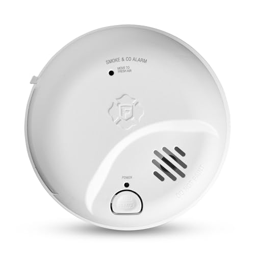 First Alert SMICO100 smoke and carbon monoxide alarm white front view