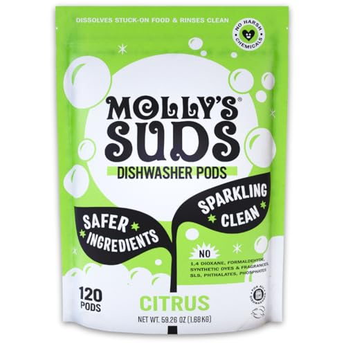 Molly's Suds Dishwasher Pods 120 count bag