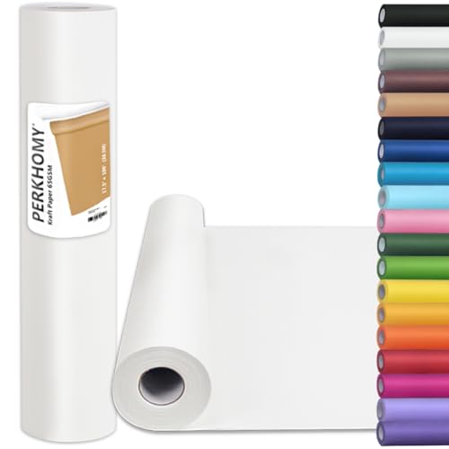 PH PERKHOMY 17.5 inch wide white kraft paper roll