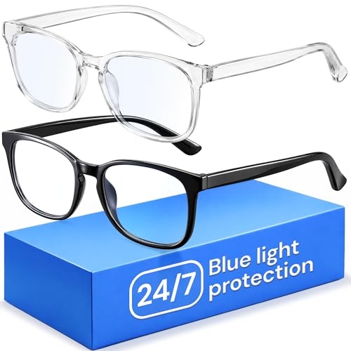 Gaoye Blue Light Blocking Square Glasses front view