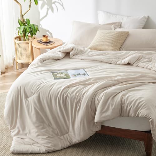 Bedsure King Size Cationic Dyed Comforter Set