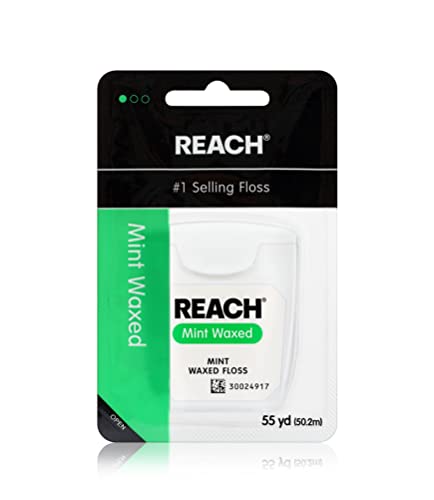 Reach Waxed Dental Floss mint packaging