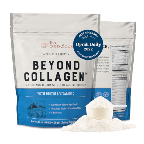 Live Conscious Beyond Collagen Powder front view
