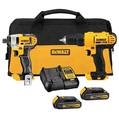 DEWALT 20V MAX Drill and Impact Driver set