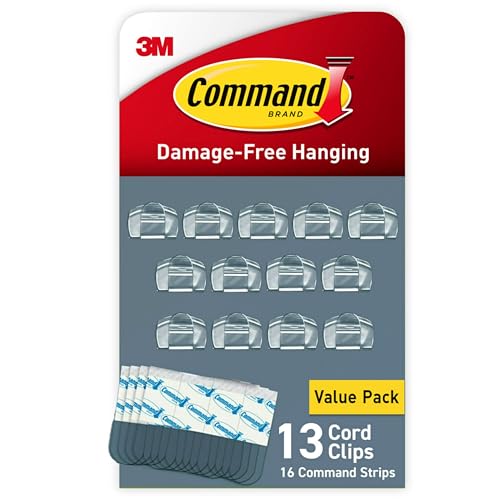 Command Clear Cord Clips packaging
