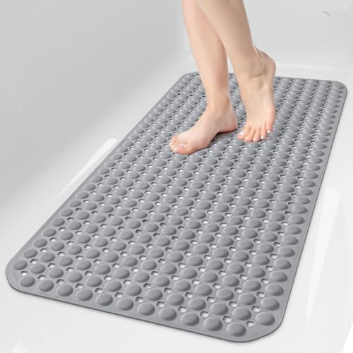 OTHWAY grey bath mat top view