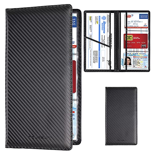 TOURSUIT carbon fiber black document holder closed