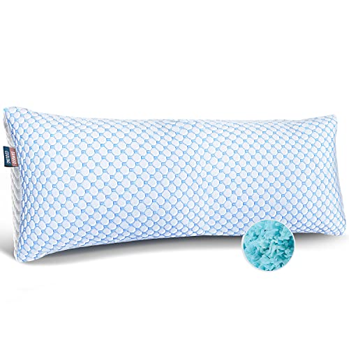 Nestl Cooling Body Pillow 20x54 white perspective