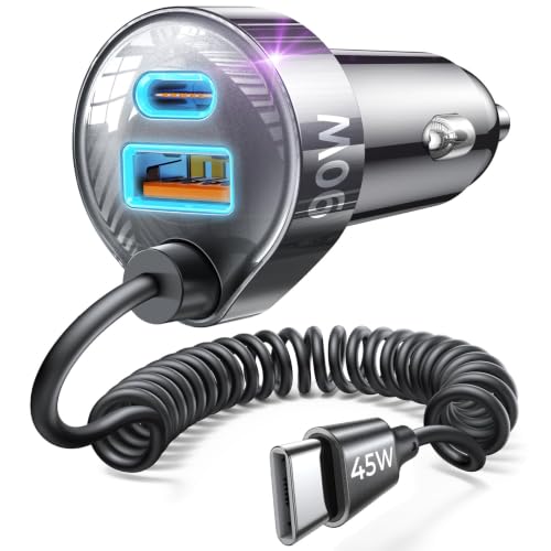 LISEN 90W 3-in-1 fast car charger unit