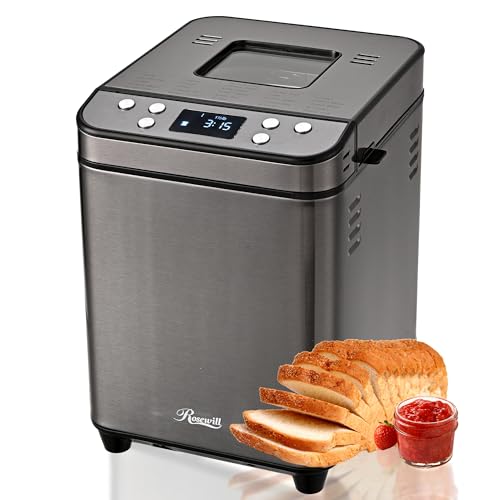 Rosewill 25-in-1 bread maker gray exterior
